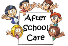 Kids Around a Sign that says "After School Care"