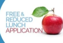 Free Reduced Lunch with Red Apple
