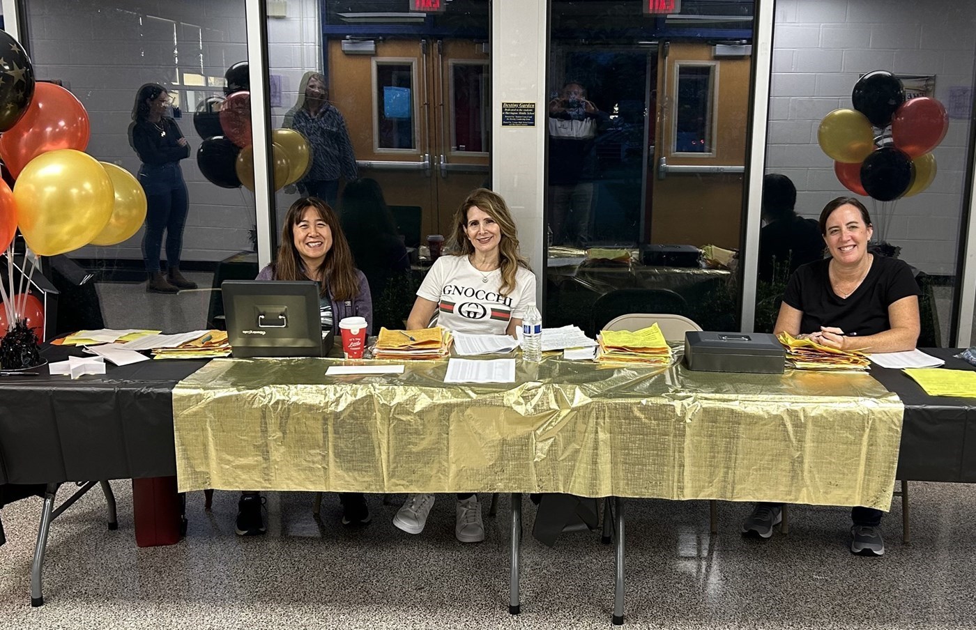 8th Gr Social PTO Welcome Table