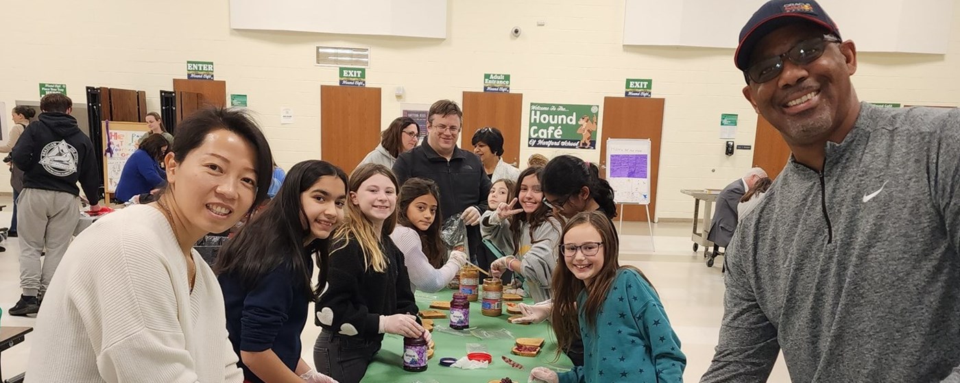 Making Sandwiches for Cathedral Kitchen at Team Respect Night of Service