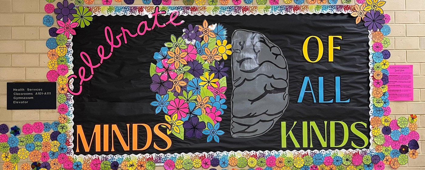 Autism Acceptance Bulletin Bulletin Board - Celebrate Minds of All Kinds