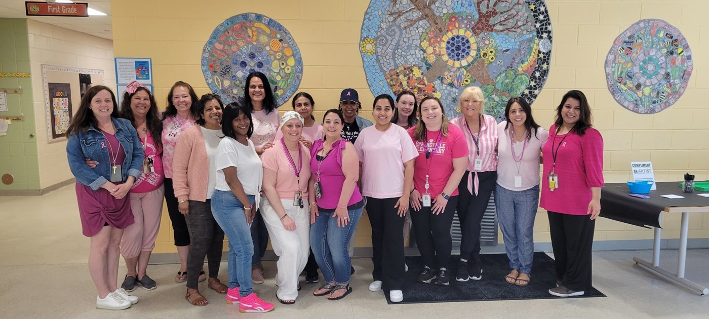 Additional staff members supporting a Springville teacher